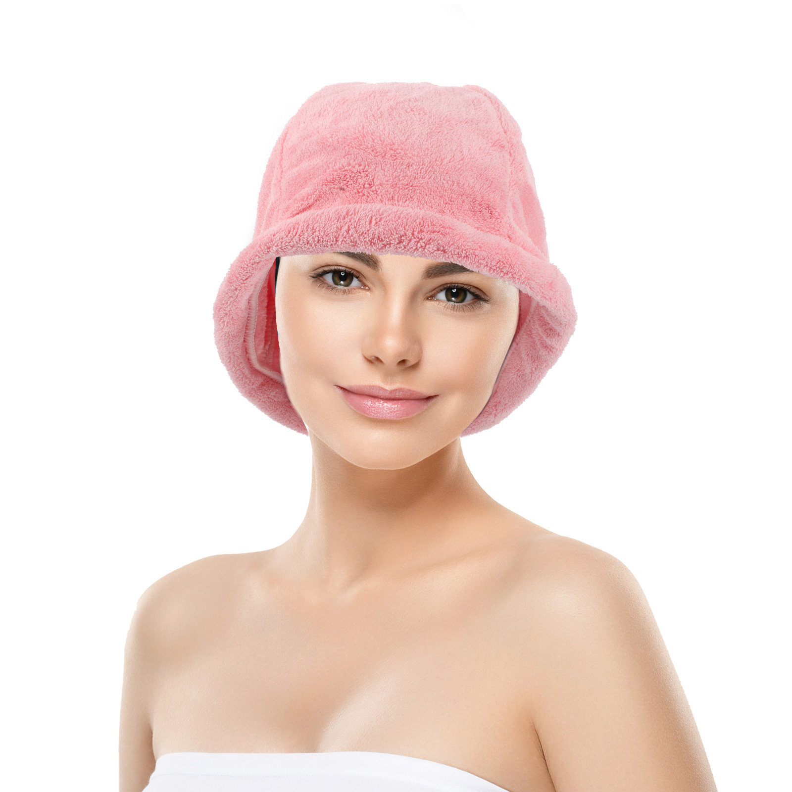 Spa Towel - Czapka do suszenia włosów z polaru,