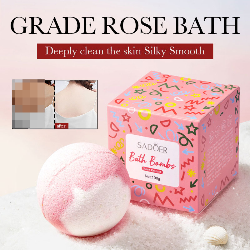 Bath Salts - Kulka solna SADOER Rose Bath Ball