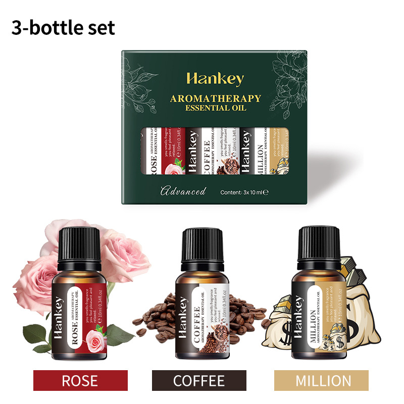 Aromatherapy Diffuser - 3/5/6 szt. 10ml Zestaw Prezentowy Olejków