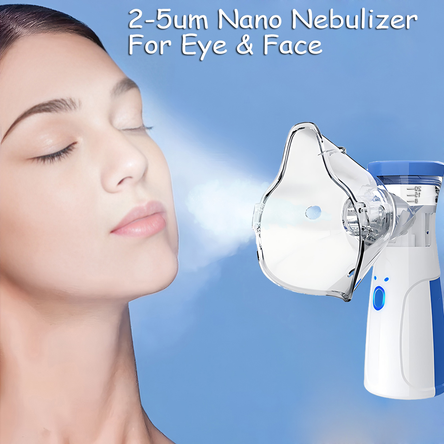 Face Steamer - Mini parownica do twarzy, cichy nebulizator