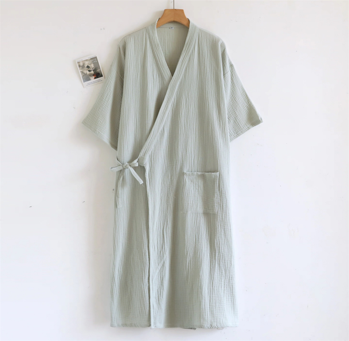 Szlafroki z krepy bawełnianej  – Bathrobe recenzja i cena