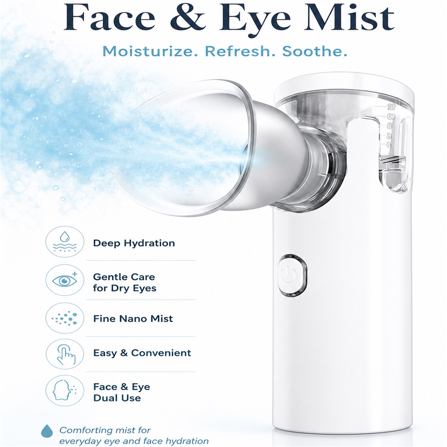 Nawilżacz powiek Nano, nebuliz – Face Steamer recenzja i cena