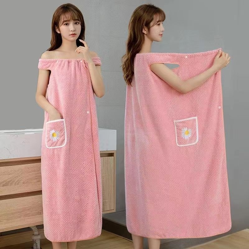 Bardzo długi różowy ręcznik ką – Spa Towel recenzja i cena