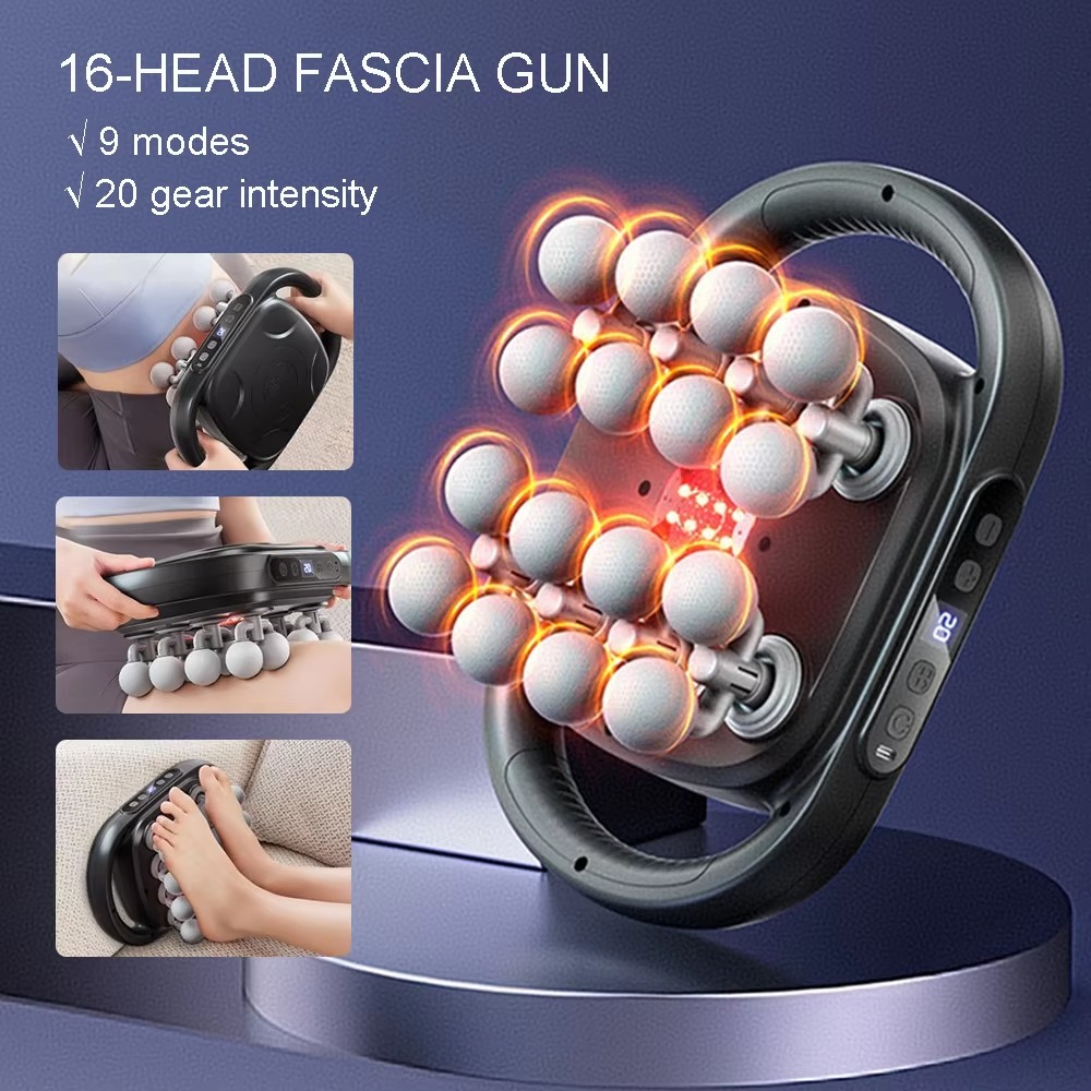 Masażer do ciała z 16 głowicam – Massage Gun recenzja i cena